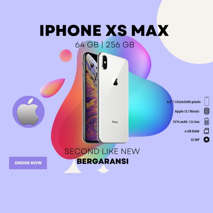 Harga iPhone XS dan XS Max Second Terbaru April 2025, mulai Rp 4 Jutaan