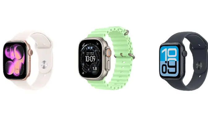 Perbandingan Spesifikasi Watch Series 11, Ultra 3, dan SE 3