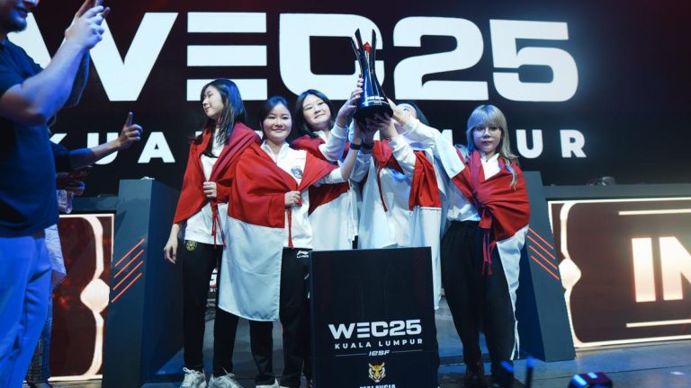 Timnas MLBB Women Indonesia Menjadi Juara Dunia di IESF WEC 2025 Dengan Kemenangan 3-0 Melawan Kamboja